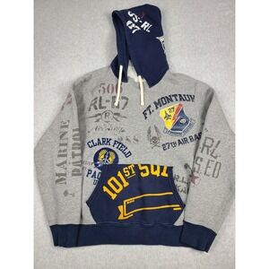 Polo Ralph Lauren Rare US Naval Air Ft Montauk Freedom Seekers Hoodie Large